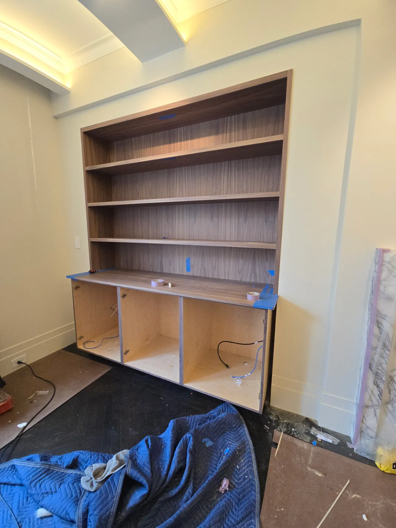 Cabinet Installation in Manhattan, NY by Milan Design Construction