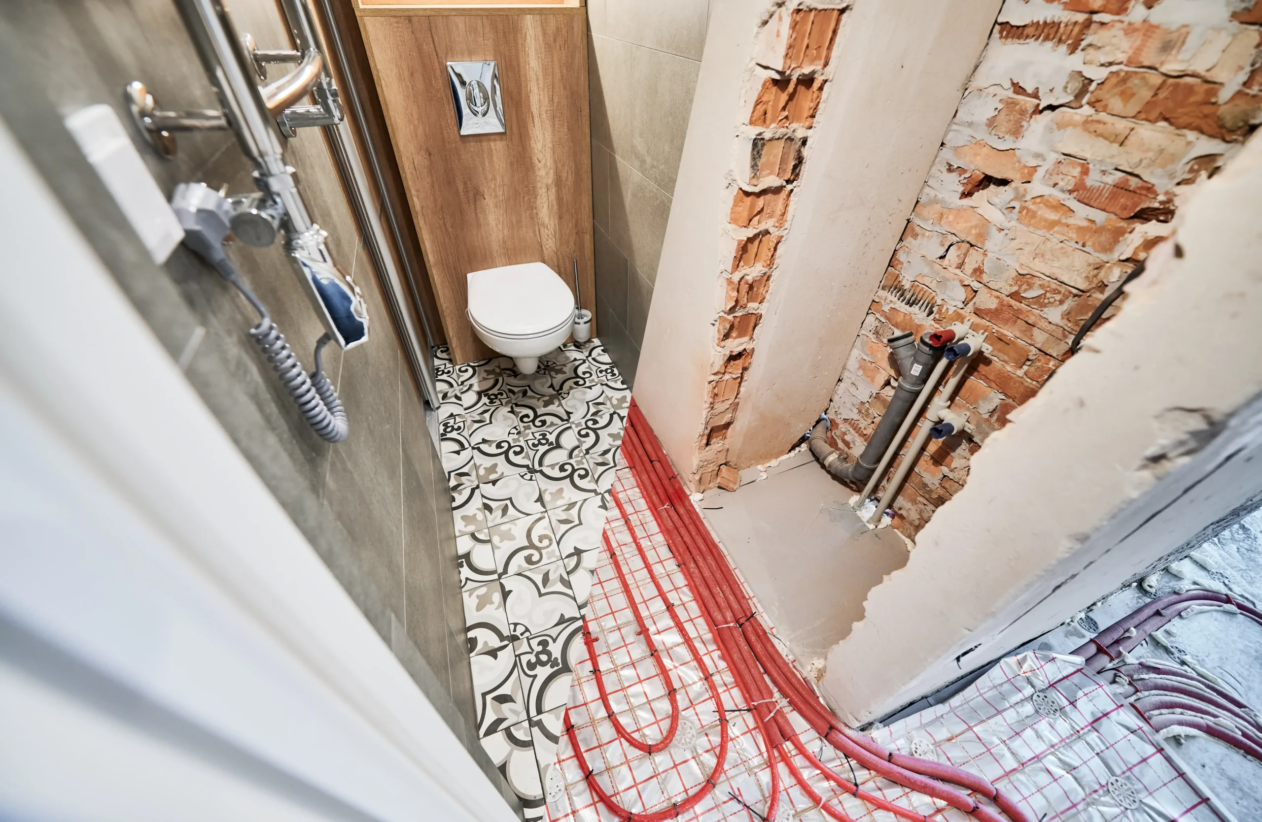 Bathroom demolition in Brooklyn by Milan Design Construction