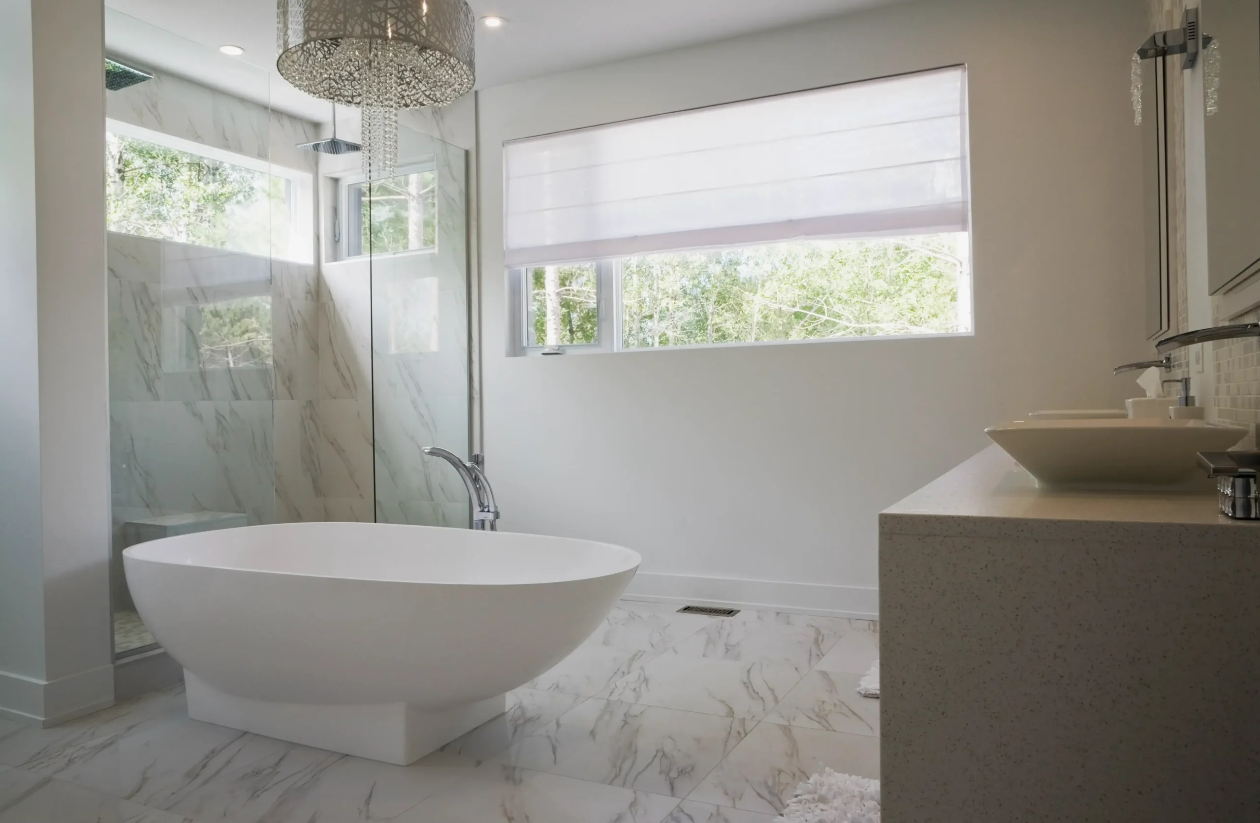 Soaking tub suite in the Bronx by Milan Design Construction