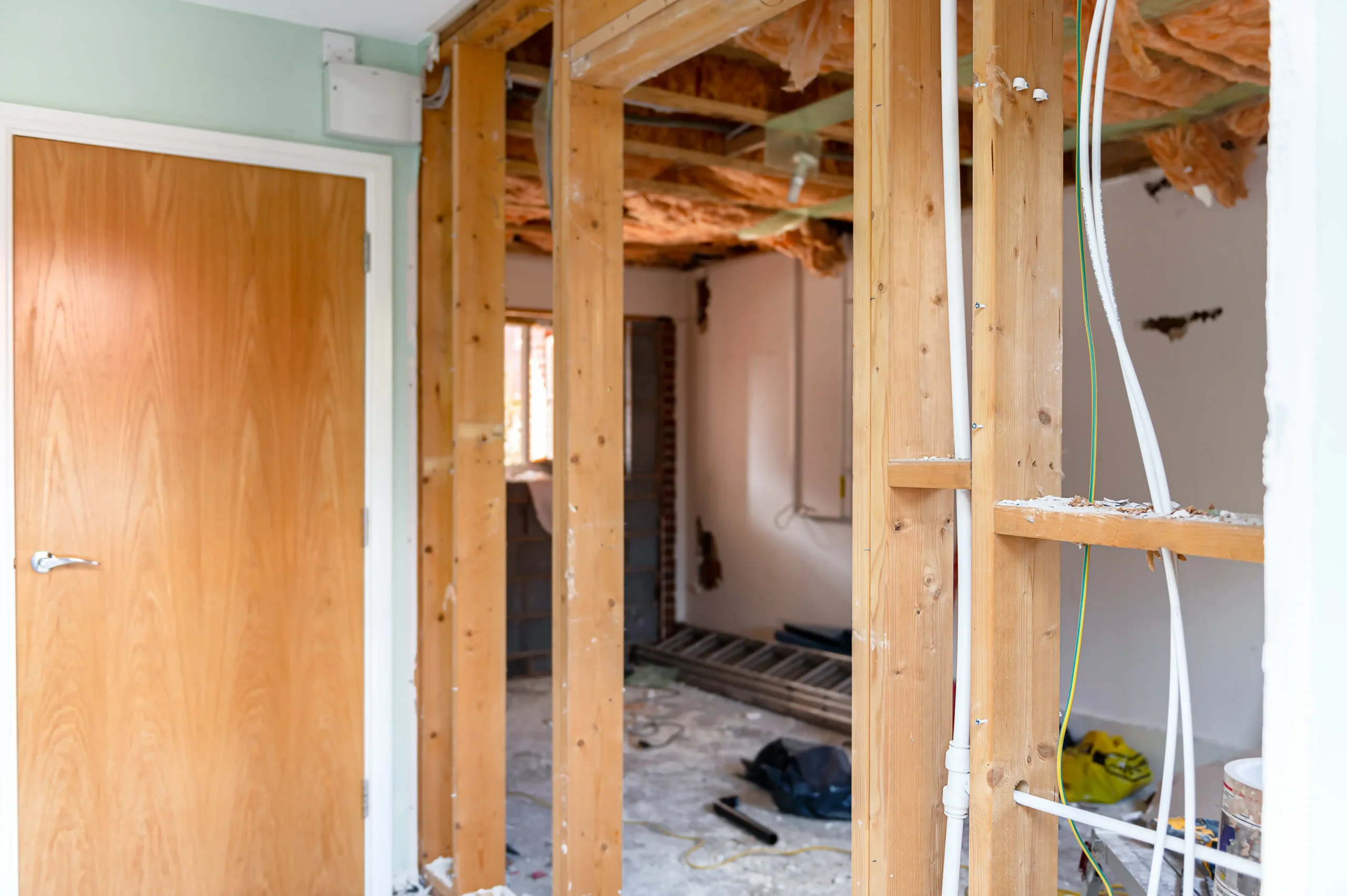 Load-bearing wall removal and beam install in Manhattan by Milan Design Construction