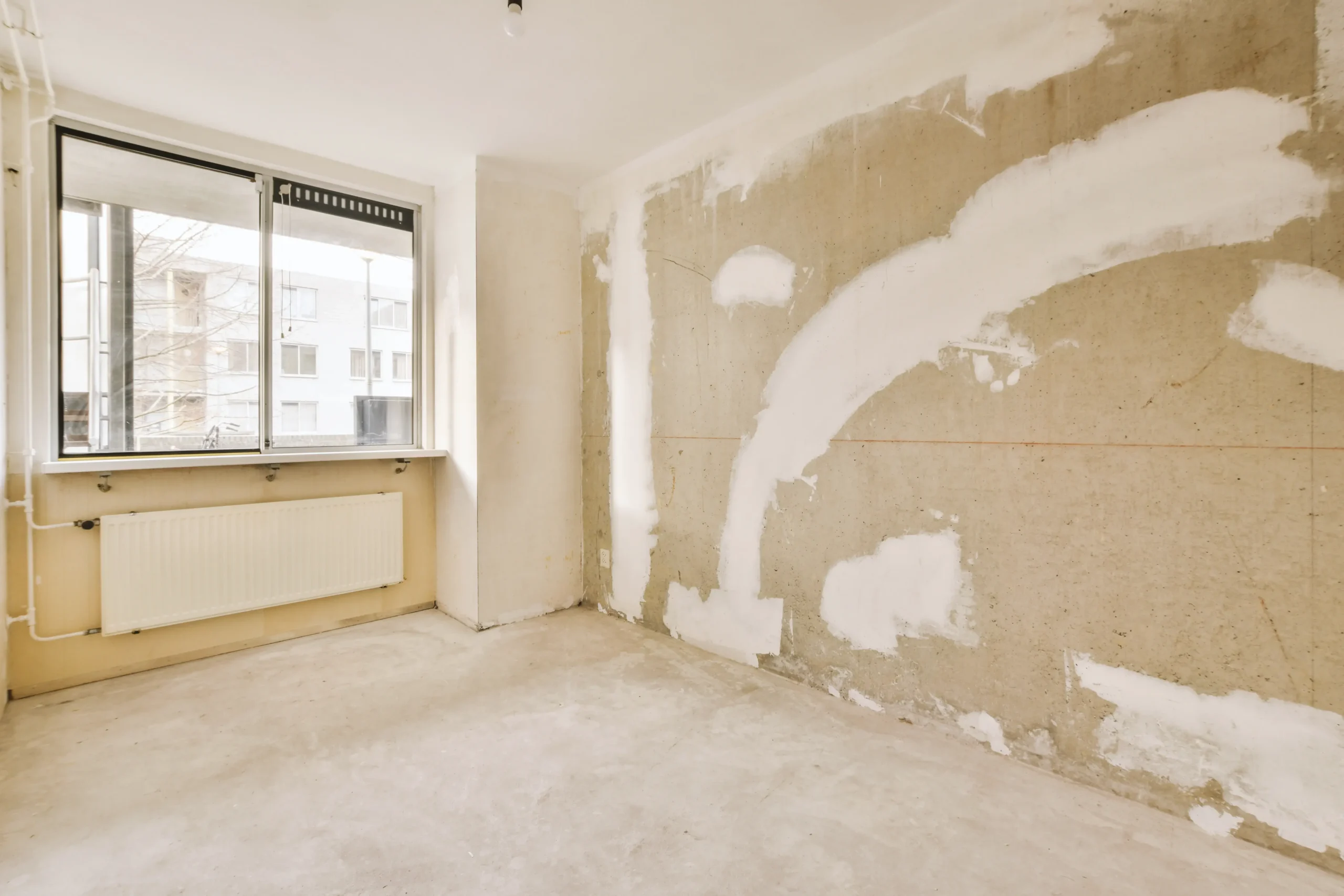 Drywall repair work in Brooklyn by Milan Design Construction