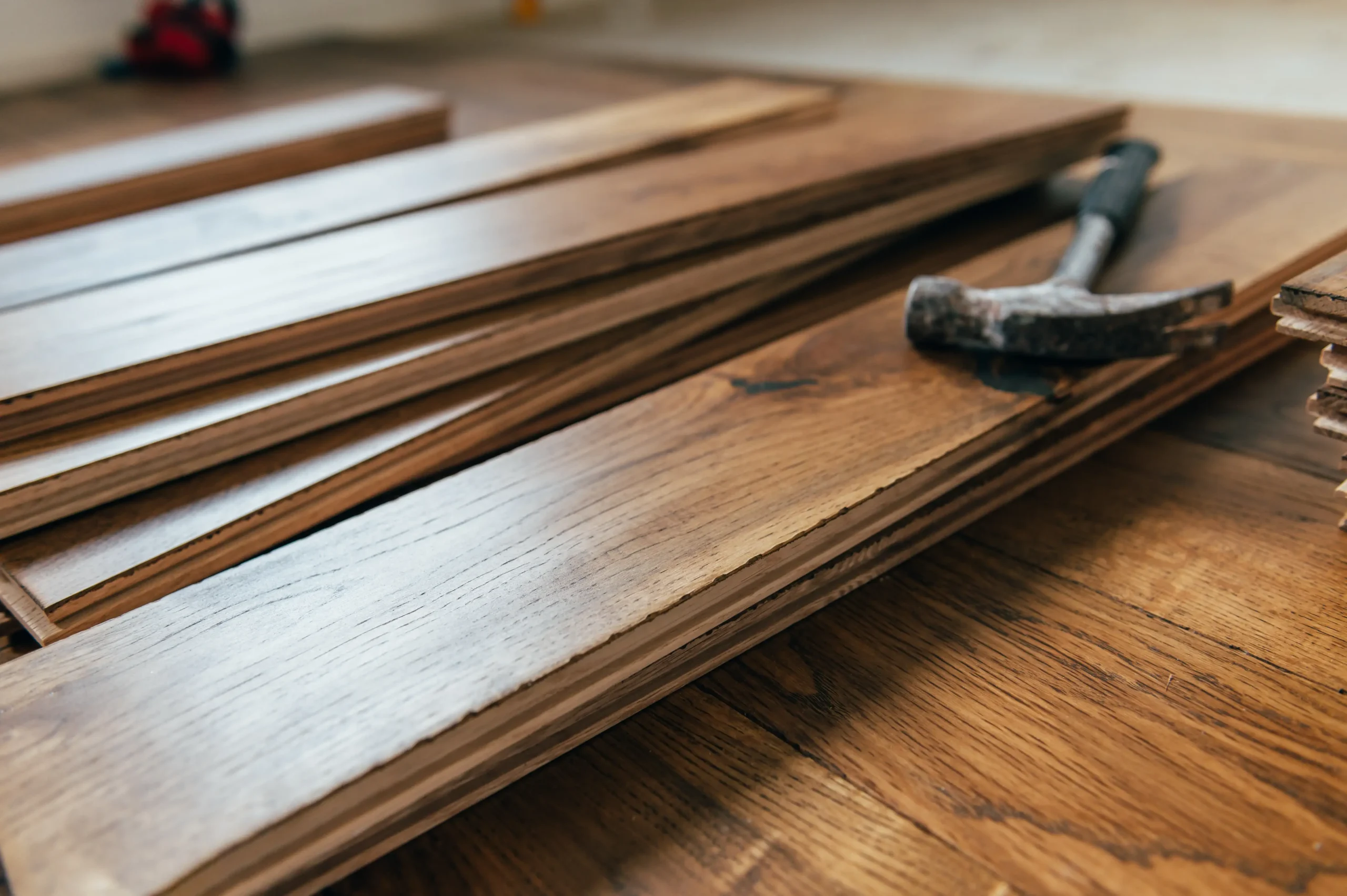 Hardwood flooring installation in Manhattan by Milan Design Construction