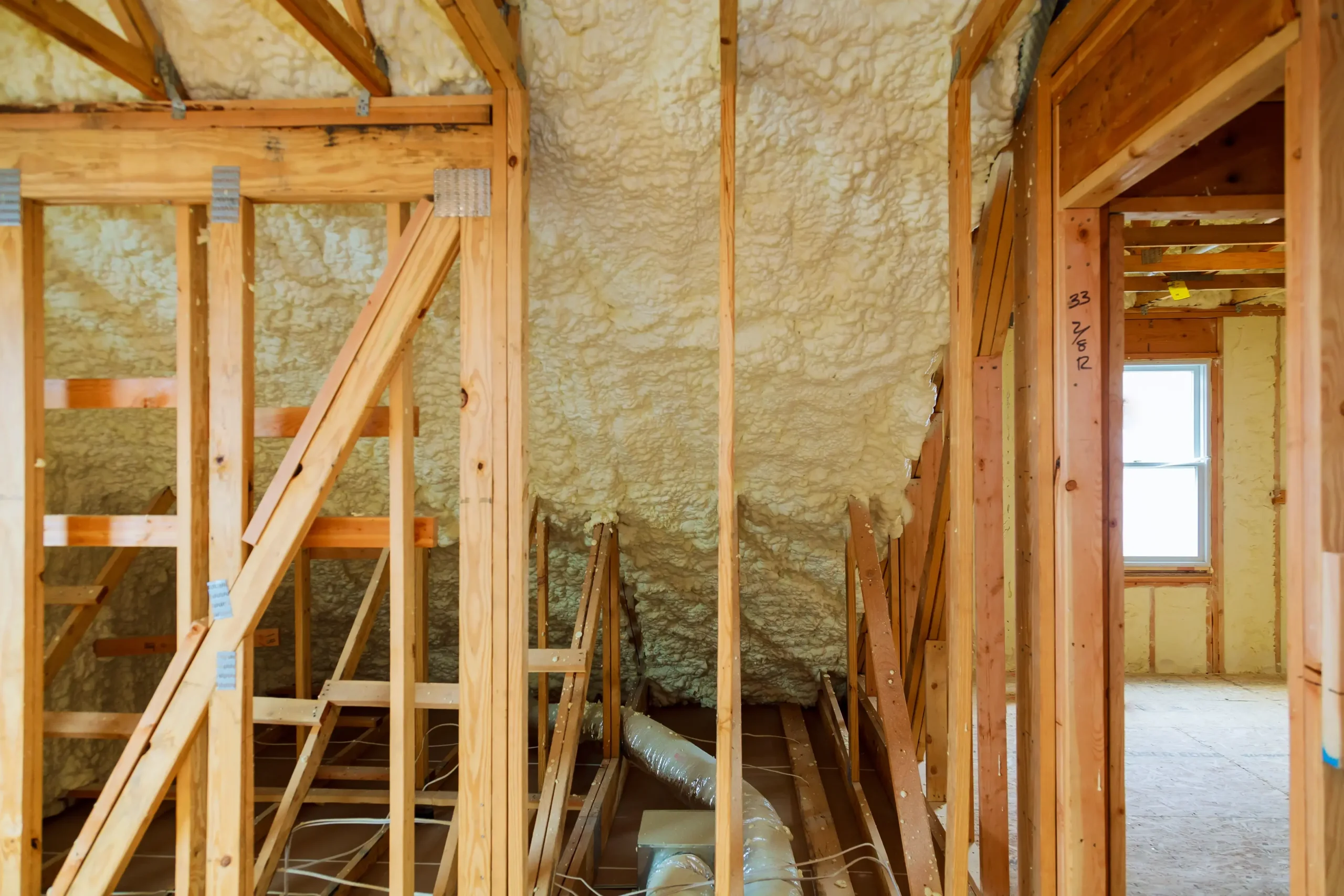 Mineral wool insulation install in Manhattan by Milan Design Construction