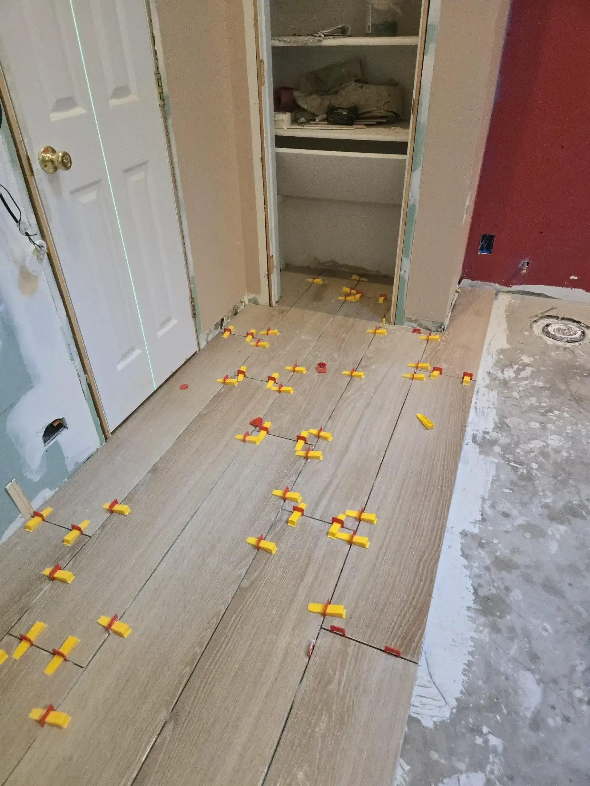 Bathroom tile flooring in Brooklyn by Milan Design Construction