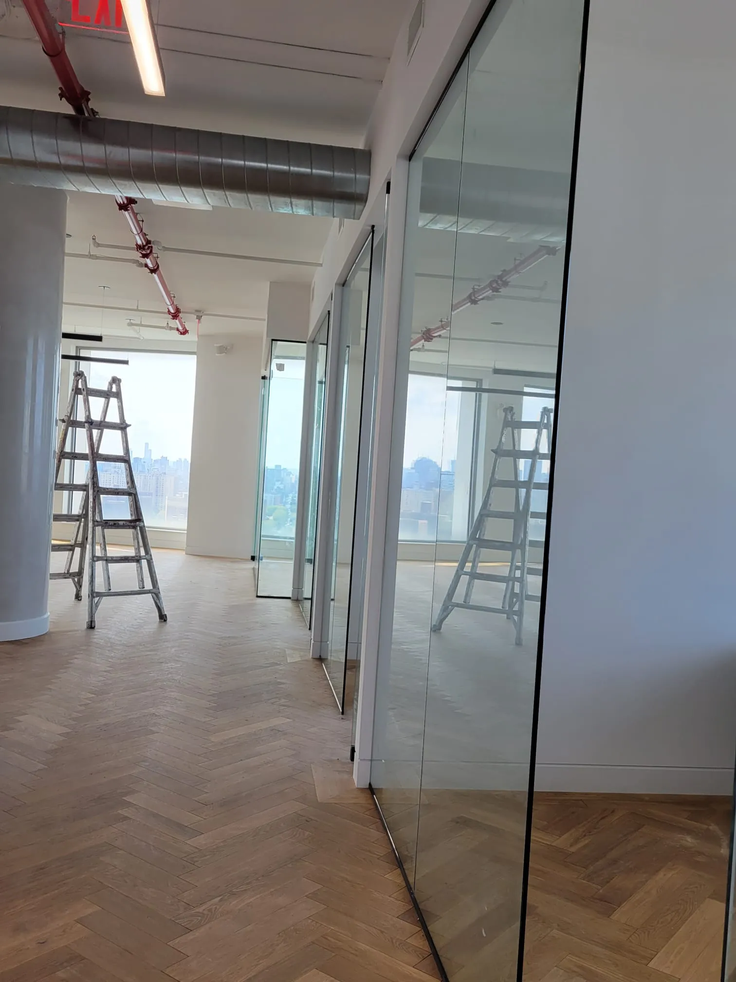 Glass installation project in NYC by Milan Design Construction