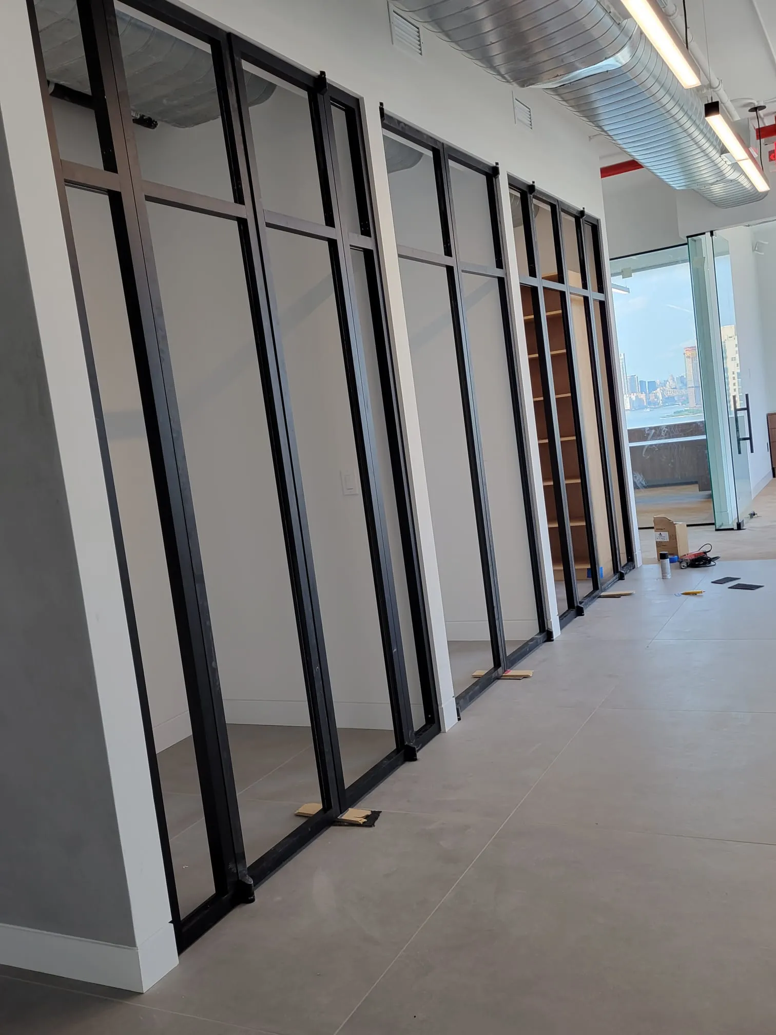 Glass installation project in NYC by Milan Design Construction