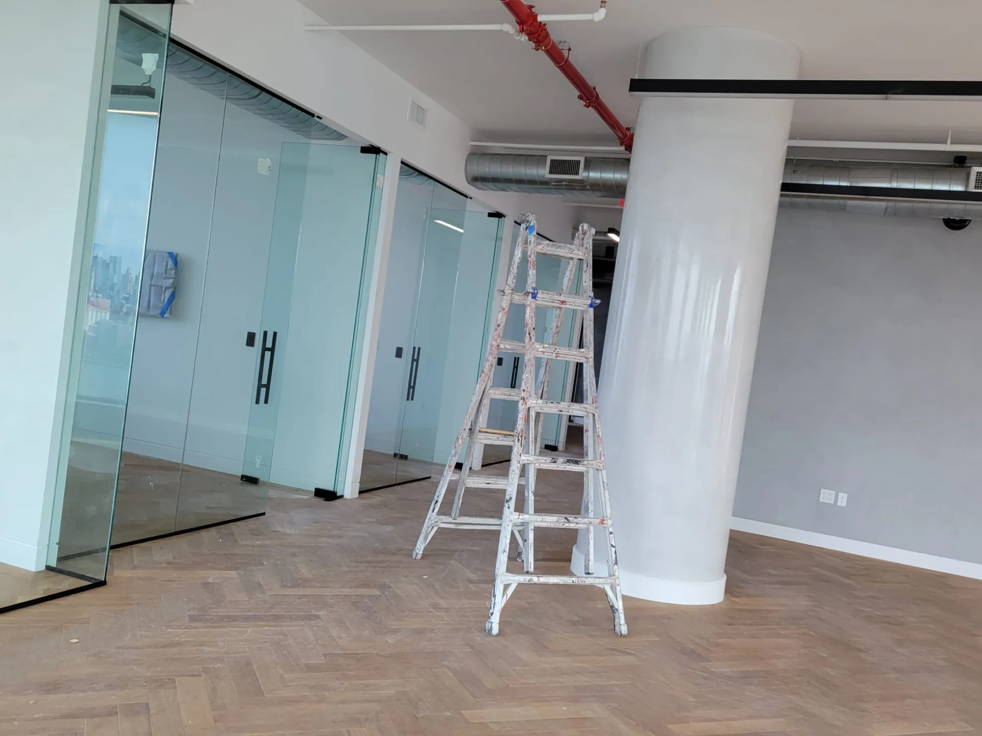 Glass installation project in NYC by Milan Design Construction